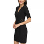 Petite Gathered Sheath Dress