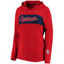 Plus Size Red St. Louis Cardinals Tri-Blend Colorblock Pullover Hoodie