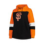 Women's Black San Francisco Giants Plus Size Colorblock Pullover Hoodie