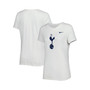 Women's White Tottenham Hotspur Club Crest T-shirt