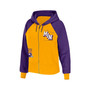Women's Gold Minnesota Vikings Colorblock Full-Zip Hoodie