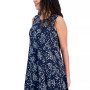 Petite Sleeveless Floral Flip-Flop Dress, Created for Macy's