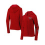 Women's Red Tampa Bay Buccaneers Reverse Space-Dye Full-Zip Hoodie