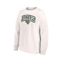 Women's Branded White Jacksonville Jaguars Leopard Team Pullover Sweatshirt