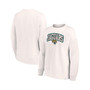Women's Branded White Jacksonville Jaguars Leopard Team Pullover Sweatshirt