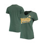 Women's Green Oakland Athletics First Place V-Neck T-shirt