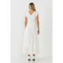 Women's Asymmetrical Ruffle Maxi Dress