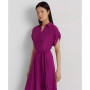 Women's Belted Crepe Dress