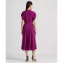 Women's Belted Crepe Dress