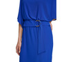 Petite Dolman-Sleeve Belted Blouson Dress
