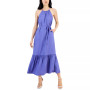 Women's Halter-Neck Tiered Maxi Dress