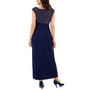 Petite Embellished Faux-Wrap Gown