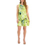 Women's Gwen Palm-Print Fit & Flare Dress