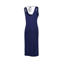 Women's College Navy Seattle Seahawks Training V-Neck Maxi Dress