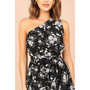Womens Brigette One Shoulder Tiered Midi Dress