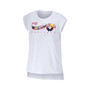 Women's White Washington Capitals Greetings From Muscle T-shirt