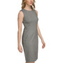 Women's Printed Sleeveless Sheath Dress