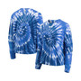 Women's Blue Dallas Mavericks Tie-Dye Long Sleeve T-shirt