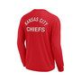 Men's and Women's Red Kansas City Chiefs Super Soft Long Sleeve T-shirt