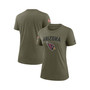 Women's Olive Arizona Cardinals 2022 Salute To Service Legend T-shirt