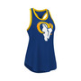 Women's Navy Los Angeles Rams Tater Tank Top