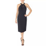 Halter-Neck Sleeveless Sheath Dress