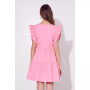 Women's Ruffled Dress with Smocking Detail