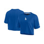 Women's Royal Los Angeles Dodgers Super Soft Short Sleeve Cropped T-shirt