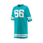 Women's Aqua Miami Dolphins Clair Half-Sleeve Dress