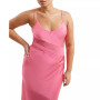Women's Asymmetrical Side-Slit Dress