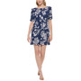 Petite Floral-Print Sheath Dress