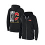 Women's Black Calgary Flames Sponge Fleece Full-Zip Hoodie