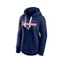 Women's Branded Heathered Navy Cleveland Guardians Set to Fly Pullover Hoodie