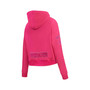Women's Dallas Cowboys Triple Pink Cropped Pullover Hoodie