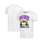 Men's and Women's Ash Phoenix Suns Team Mascot Tri-Blend T-shirt