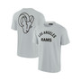 Men's and Women's Gray Los Angeles Rams Super Soft Short Sleeve T-shirt