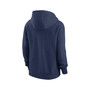 Women's Navy Atlanta Braves Big Game Pullover Hoodie