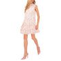 Women's Sleeveless Smocked Neck Ruffle Hem Dress