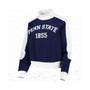 Women's Navy Penn State Nittany Lions Make it a Mock Sporty Pullover Sweatshirt