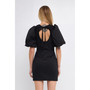 Women's Back Scrunchie Mini Dress