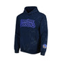 Men's and Women's Navy Golden State Warriors Tonal Acid Wash Pullover Hoodie