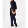 3-Pc. Sequined Lace Pantsuit & Jacket