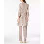3-Pc. Sequined Lace Pantsuit & Jacket