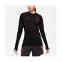 Women's Black USWNT Strike Drill Performance Raglan Quarter-Zip Long Sleeve Top