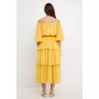 Women's Off-The-Shoulder Tiered Maxi Dress