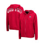 Women's Scarlet Ohio State Buckeyes Two-Hit Full-Zip Hoodie