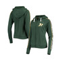 Women's Green Oakland Athletics Game Changer Raglan Full-Zip Hoodie