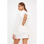 Women's Collared Dress with Open Back Detail