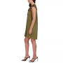 Women's Split-Neck A-Line Dress