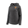 Women's Charcoal Texas Longhorns Darling Days Raglan Fleece Pullover Hoodie